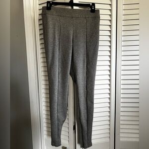 Women's M a new day pull on Gray Slim Fit Pants w/ zippered ankle